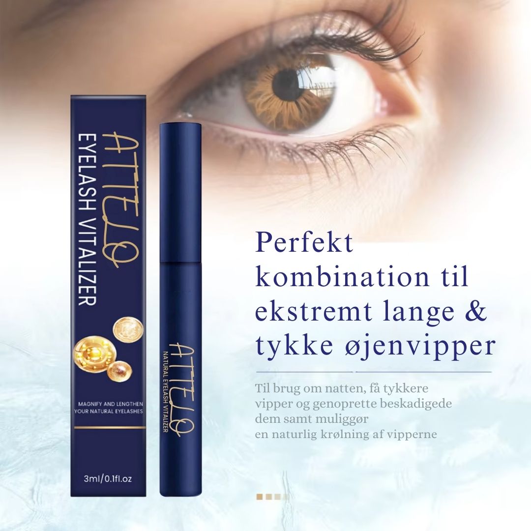 ATTELO | Serum til vækst af øjenvipper, Eyebrow Enhancement, Eye Lash Follicle Nutrition