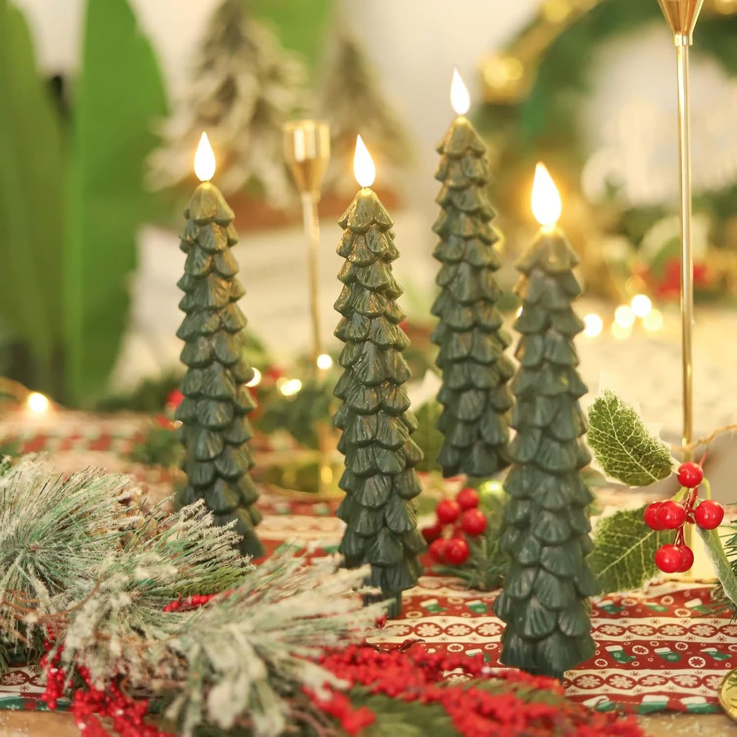 Lys til juletræer