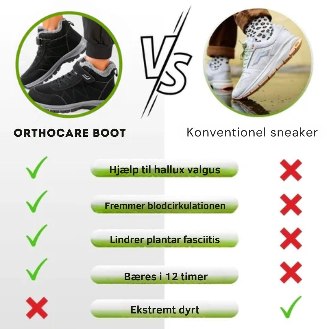 OrthoCare Boot - ergonomisk og smertelindrende komfortsko