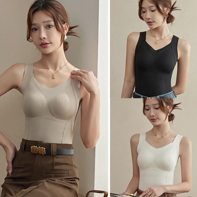 Varm tanktop med integreret bh