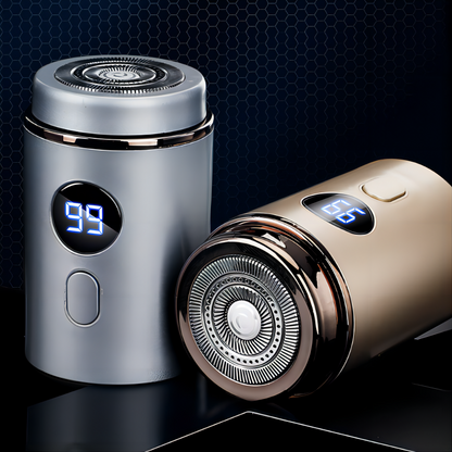 Men’s Powerful Mini Electric Shaver with Digital Display
